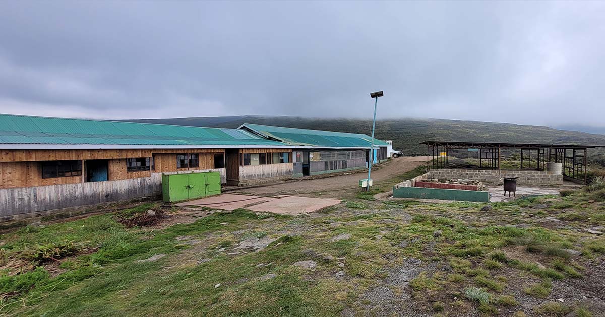 The huts at Old Moses Camp